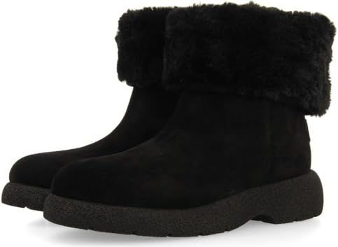 Gioseppo - Wilton - Kuitlaarzen - Zwart - Suède - Bont