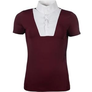 HKM Virginia korte mouw Wedstrijdshirt voor dames Bordeaux XS