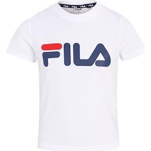 FILA Unisex Baia Mare Classic Logo T-Shirt, wit (bright white), 110/116 cm