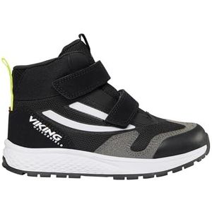 viking Unisex kinderen Century Mid WP 2v wandelschoenen, Black Lime, 29 EU