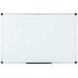 Bi-Office Maya Magnetisch Whiteboard, Gelakt Stalen Bordoppervlak, Geanodiseerd Aluminium Omlijsting, 90x60 cm