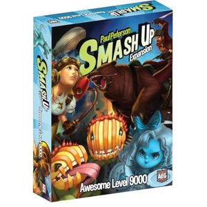 Alderac Entertainment - Smash Up Awesome Level 9000 - Card Game - Standalone - Expansion - For 2+ Players - From Ages 12+ - English
