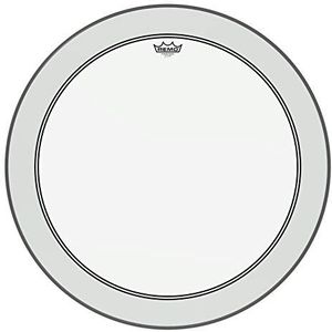 Remo - Powerstroke-P3-trommelvel Powerstroke P3 gecoate bastrommel 20 inch transparant et gris