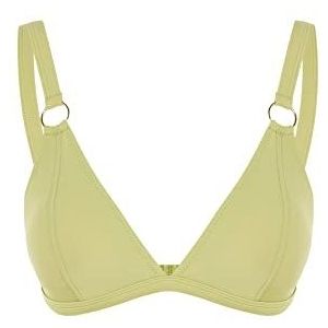 Trendyol Dames gebreide bikinitop, groen,34, Groen, 38
