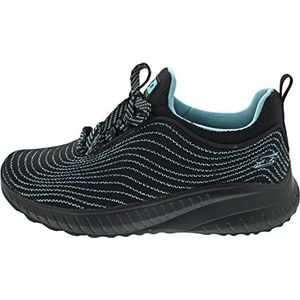 Skechers Bobs Squad Chaos Sneaker voor dames, Zwart, 35 EU