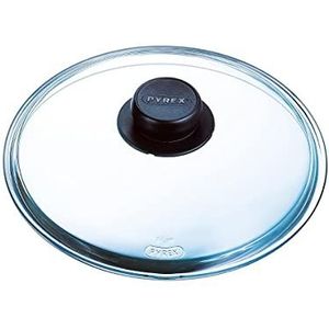 Pyrex B24Cl00 Deksel, Borosilicaatglas, Transparant, 24Cm