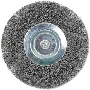 Originele Einhell voegenborstel staal (Accessoire voegenreiniger, borstel gemaakt van staaldraad, reinigingsbreedte: 15 mm, diameter 110 mm, geschikt voor Einhell voegenreiniger)