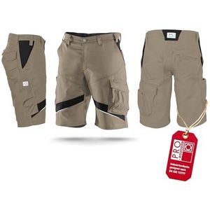 Kübler 24505365-97-40 Shorts Activiq maat 40 in antraciet 54 Sandbraun/Schwarz
