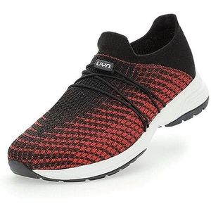 UYN Heren Zephyr Sneakers, rood/zwart, 44 EU