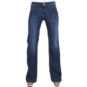 Replay Dames Jeans Nancy Palazzo Fit WX650.000.411125 Flare (slagbroek) Normale tailleband, blauw (Bluedenim)., 28