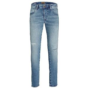 JACK & JONES Glenn Trek JOS 576 Slim Fit Jeans voor heren, Denim Blauw, 33W / 34L