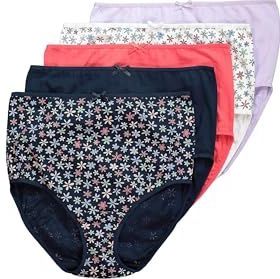 Ulla Popken - Slip - Navy - 5 Pack - High Waist