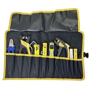 Jokari 490322 Tas voor elektriciens, complete set met kabelschaar, striptangen, kabelmessen en gereedschap voor professionele elektrische werkzaamheden