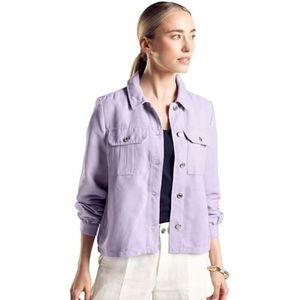 STREET ONE Dames A212175 Overhemd Corduroy Jacket, Bright Lilac, 38, Bright Lilac, 38