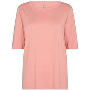 SOYACONCEPT Dames SC-Felicity 406 T-shirt, Coral Haze, Small, koraalrood, S