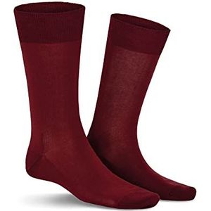 KUNERT Clark drukvrije tailleband sokken voor heren, merlot, 47/50 EU