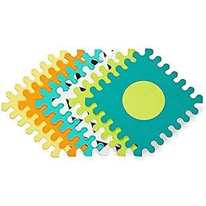 Infantino 216056 Soft Eva Foam Puzzle Mat-Suitable from Birth-Easy to Clean, Multicolored