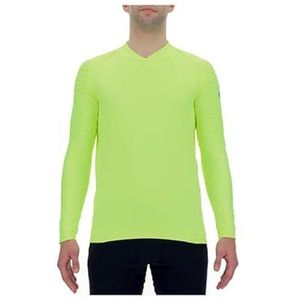 UYN Heren shirt met lange mouwen O102093 (1 verpakking), Yellow Fluo, XXL