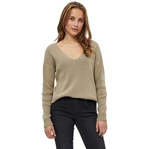 Desires Amabel lange damestrui | Beige UK | Herfst dames truien | Maat L, 0178M Winter TWIG Sand Melange, L, 0178m Winter Twig Zand Melange, L