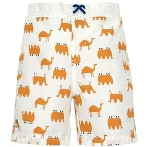 LÄSSIG Baby kinderen UV zwembroek zwemshort met geïntegreerde zwemluier/board shorts Camel nature, 7-12 maanden, maat: 74/80, Meerkleurig, 74-80