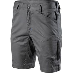 Högert Technik - WURNITZ elastische beschermende shorts donkergrijs M (50) | Professionele WURNITZ heren beschermende broek | flexibele werkbroek heren werkbroek | duurzame en comfortabele werkbroek,