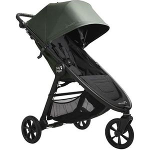 Baby Jogger City Mini GT2 Lichte combi-kinderwagen, vierwielvering voor elk terrein, met één hand snel opvouwbaar, kleine buggy, Briar Green (groen)