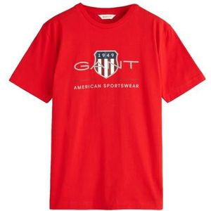 Archive Shield SS T-shirt, rood (bright red), 146/152 cm