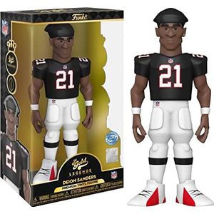 Funko Gold 12"" NFL LG: Falcons- Deion Sanders. CHASE!! This POP! figure comes with a 1 in 12 chance of receiving the special addition RARE chase version