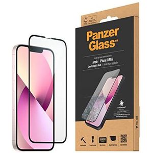 Pantserglass™ displaybescherming - beschermfolie iPhone 13 mini case Friendly, zwart