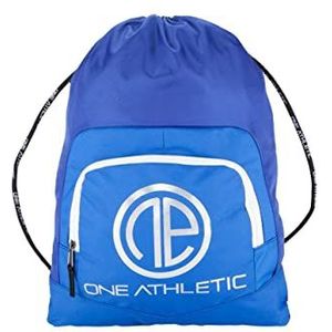 One Athletic Polyester tas met trekkoord, blauw/wit