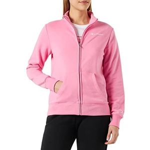 Champion Legacy American Classics Powerblend Terry Small Logo Full-Zip Sweatshirt, roze, XS voor dames