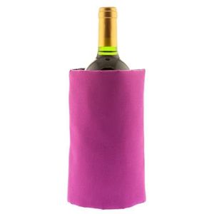 Koala Spain Wijnkoelers met gelkoeling, snelkoeling, 4 lagen, anti-condensatie, violet, verstelbare klittenbandsluiting, wijn of champagne (20 stuks)