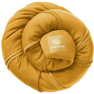 manduca Sling draagdoek > Gold < Elastische babydraagdoek van biologisch katoen (jersey-gebreide stof/zonder elastaan), stabiel en knuffelzacht, voor pasgeborenen vanaf de geboorte (5,10 x 0,60 m)