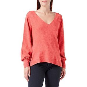 ICHI Dames IHALPA LS5 Pullover 171664 / Poppy Red, XS, 171664/Poppy Red, XS