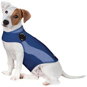 Thundershirt Heren Thundershirt kalmerend vest hondenjas voor ngstelijke honden hond angst jas blauw, small UK