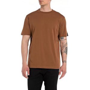 Replay T-shirt voor heren, 442 sandaal hout, XL