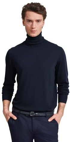 Coltrui - Marine - 100% Merinowol - Regular Fit