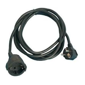 Verlengkabel, zwart, shucko, 3 x 15,5 m