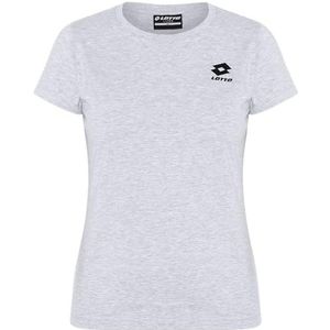 T-shirt - High-rise - Korte Mouwen - Ribboord - Logoborduursel