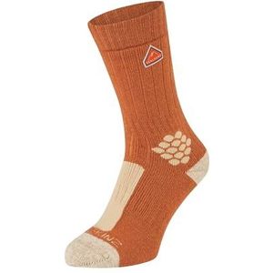 SEALSKINZ Scarning - Gerecycleerde Wol Mid Twisted Sock | Bordeaux | Large, Bordeaux, Large
