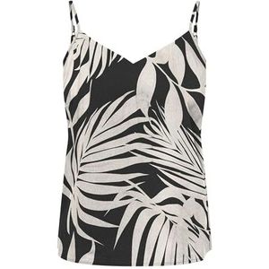 ONLY Dames Onlnova Life Elite Tayla Singlet AOP, zwart, XS
