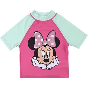 Minnie Mouse Girl's Bath T-Shirt - Roze - Maat 18 Maanden - Sneldrogende Stof - Minnie Mouse Print - Origineel Product Ontworpen in Spanje