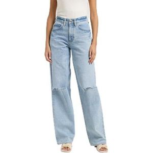 Lee Dames Jeans Rider Loose, Loose Straight Fit, rechte pijpen, Denim Vision Dx, 29W x 31L
