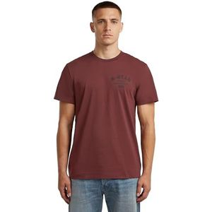 G-STAR Studio Ams R T T-shirt, Rood (Port Red D26862-336-4608), XS. Heren, rood (Port Red D26862-336-4608), XS