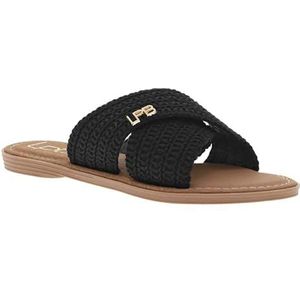 Les P'tites Bombes Lara platte sandaal voor dames, Zwart, 36 EU