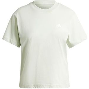adidas Dames ESSENTIALS SMALL LOGO T-SHIRT, linen green, L