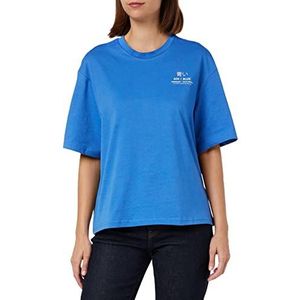MUSTANG Dames Style Audrey C Embro T-shirt, Star Sapphire 5428, L