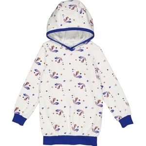 Fred's World by Green Cotton Meisjes Tangle L/S Sweat Hoodie Jurk, Balsem crème/Pink Haze/Star Blue, 98