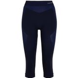 FALKE - Dames Broek van Onderlaag - Blauw - Warm 3/4 W - Functioneel Materiaal - Sneldrogend