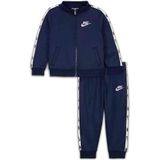 Nike - Kids Full Zip With Logo Tap Set - Trainingspak - Zwart - Piqué